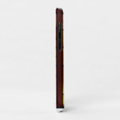 Glas-in-loodontwerp met kat Case-Mate iPhone case (Achterkant/links)