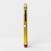 Glas-in-loodontwerp met kat Case-Mate iPhone case (Achterkant/links)
