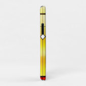 Glas-in-loodontwerp met kat Case-Mate iPhone case (Achterkant/rechts)