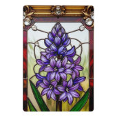 Glas-in-loodpaneel met Levendige Bloem Mini Klembord (Achterkant)