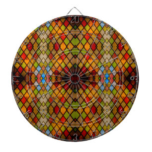 Glas-in-loodraam Ruitpatroon Dartbord