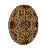 Glas-in-loodraam Ruitpatroon Dartbord (Voorkant Links)