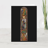 Glas-in-loodraamontwerp van St. Gobnait Kaart (Voorkant)