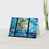 glas-in-loodramen, kruis kaart (Voorkant)