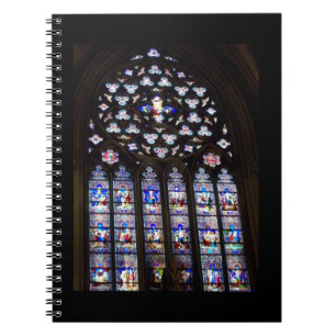 'Glas-in-loodramen'-notitieboek/dagboek Notitieboek