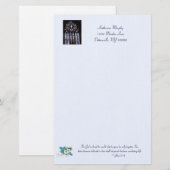 'Glas-in-loodramen' Pasen-papeterie Briefpapier (Voorkant / Achterkant)