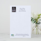 'Glas-in-loodramen' Pasen-papeterie Briefpapier (Staand voorkant)