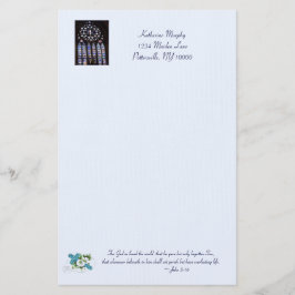 'Glas-in-loodramen' Pasen-papeterie Briefpapier