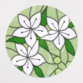 Glas-in-loodstickers Labels (Design 1)