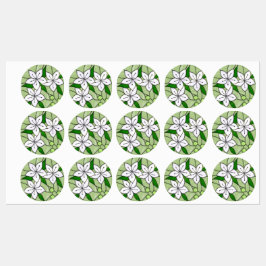 Glas-in-loodstickers Labels