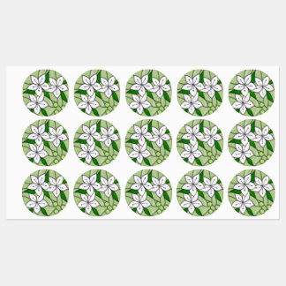 Glas-in-loodstickers Labels