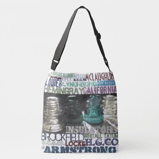 Glas Isolator Custom All-Over-Print Canvas tas (Achterkant)