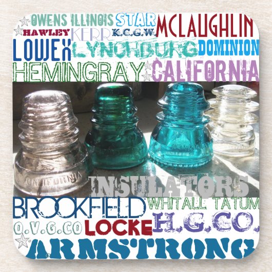  glas isolator Onderzetter (Voorkant)