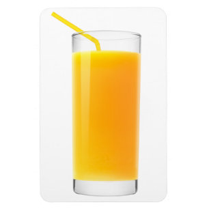 Glas jus d'orange magneet