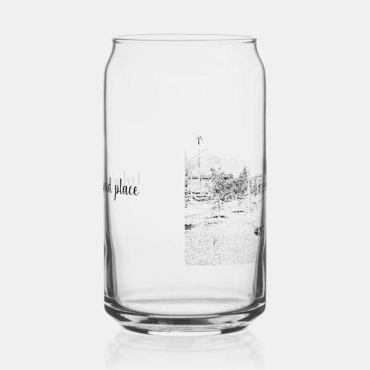 Glas kan drinken (Rechts)