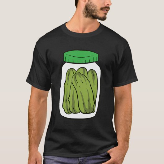 Glas kieuwen plukt Pickles ar Love Pic T-shirt (Voorkant)