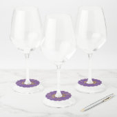 Glas Label met gouden manuscript (Set)