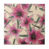 Glas, lelies, tegels tegeltje (Voorkant)