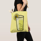 Glas limonadegele Canvas tas (Dichtbij)