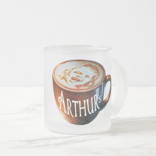 glas matglas koffiemok (Voorkant rechts)