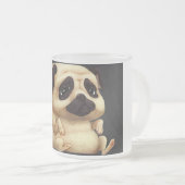 glas matglas koffiemok (Voorkant rechts)