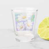 Glas met Daisy Flowers (Achterkant)