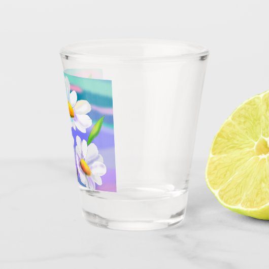 Glas met Daisy Flowers (Rechts)