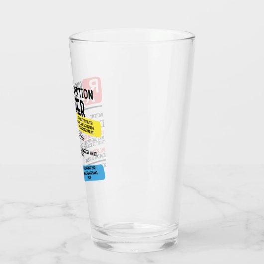 Glas met gepersonaliseerde presentatie (Links)