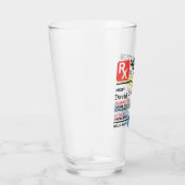 Glas met gepersonaliseerde presentatie (Rechts)