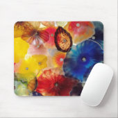 Glas met kleur muismat (Met muis)