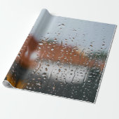 Glas met regenstang cadeaupapier (Uitgerold)
