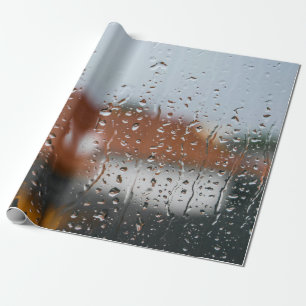 Glas met regenstang cadeaupapier