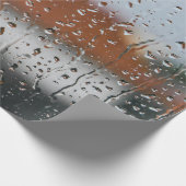 Glas met regenstang cadeaupapier (Hoek)