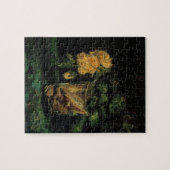 Glas met rozen van Vincent van Gogh Legpuzzel (Horizontaal)