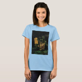Glas met rozen van Vincent van Gogh T-shirt (Voorkant volledig)