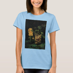Glas met rozen van Vincent van Gogh T-shirt