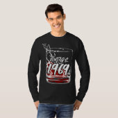 glas met Vintage 1969 T-shirt (Voorkant volledig)