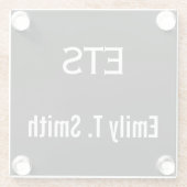 Glas Onderzetter (Achterkant)