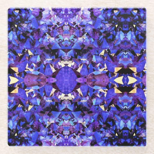 Glas Onderzetter Amethist #2 (Voorkant)