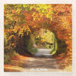 Glas onderzetter Geel Bog Kilcullen