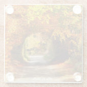 Glas onderzetter Geel Bog Kilcullen (Achterkant)