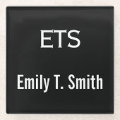 Glas Onderzetter Glazen Onderzetter (Voorkant)