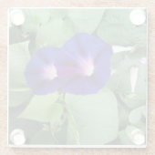 Glas Onderzetter met Floral Afbeelding (Achterkant)