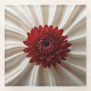 Glas onderzetter met Japanse kleuren