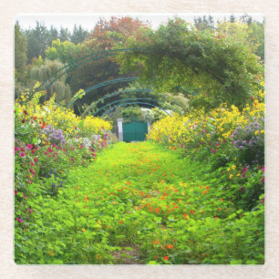 Glas onderzetter, Monet Grande Allee, Monet's Gard Glazen Onderzetter