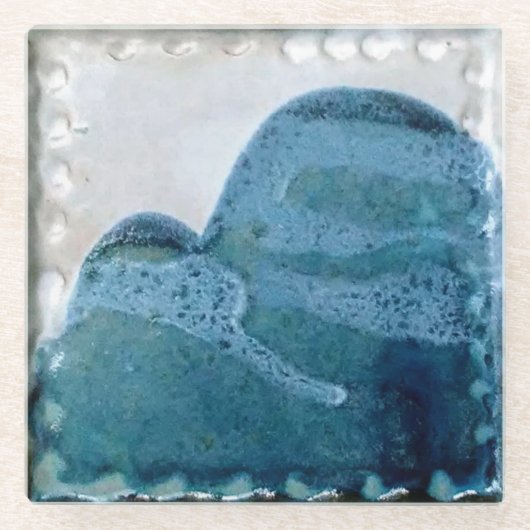 Glas Onderzetter  Mt Tamalpais Ceramic Design (Voorkant)