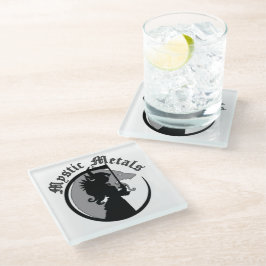 Glas Onderzetter - Mystieke Metalen Glazen Onderzetter