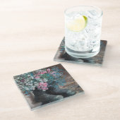 Glas Onderzetter van Wellies Glazen Onderzetter (Schuin)