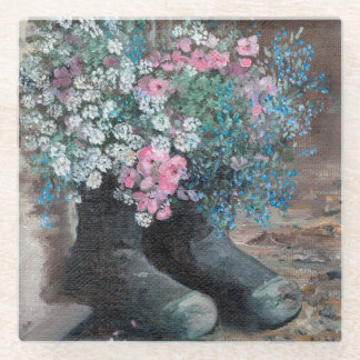 Glas Onderzetter van Wellies Glazen Onderzetter