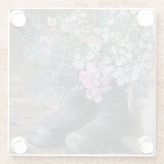 Glas Onderzetter van Wellies Glazen Onderzetter (Achterkant)